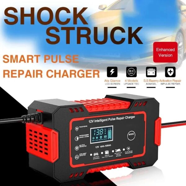 12V 6A Smart Car Battery Charger