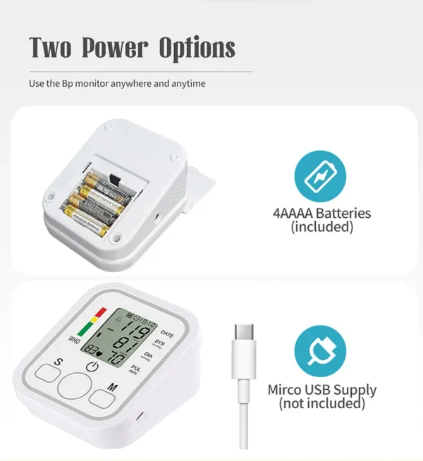 Digital Blood Pressure Monitor with Voice - Image 10