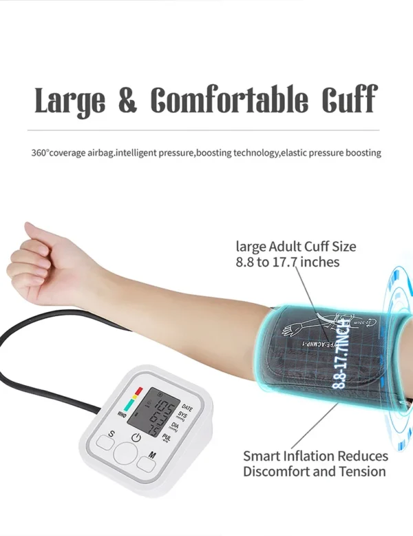 Digital Blood Pressure Monitor with Voice - Image 16