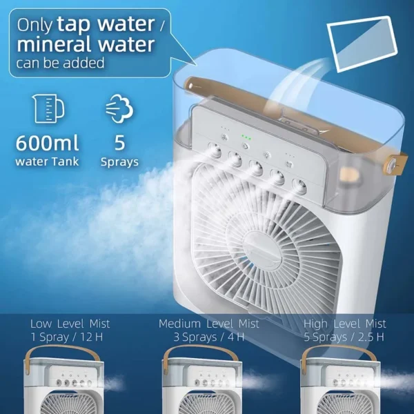 Portable mini fan AC for cooling - Image 9