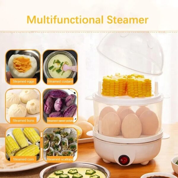 Multifunctional electric egg boiler and steamer - Image 2